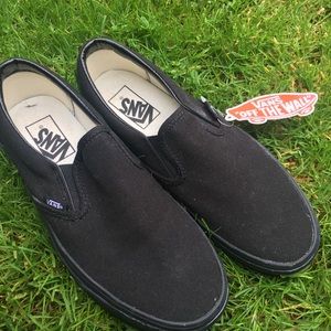 Vans black. Size 8